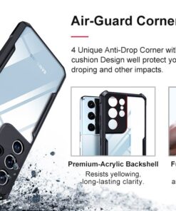 Alternative view of Luxury Premium Xunnd Military Ring Airbag Shockproof Magsafe Back Case Cover For Samsung S21 Ultra