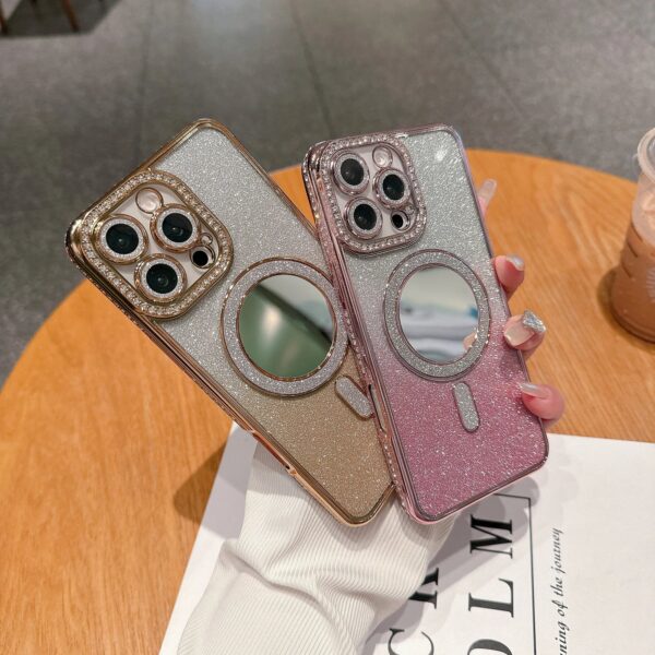 Luxury Premium Eletroplated Glitter Case Cover for iPhone Series - Image 4