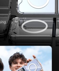 Alternative view of Luxury Premium Shockproof Clear MagSafe Magnetic Cover Case For Samsung Galaxy Z Flip 5