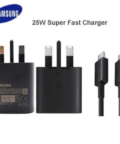 Alternative view of Original Samsung 25W PD Fast Wall Charger With USB Type-C to C Cable
