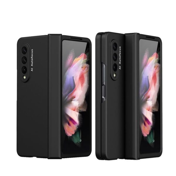 Luxury Ultra Thin Hard PC Front Tempered Glass Phone Cover For Samsung Galaxy Z Fold 3/Z Fold 4 - Image 2