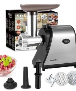 Sokany Stainless 3 In 1 Electric Meat Mincer/ Grinder-Commercial