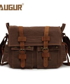 Alternative view of AUGUR New Arrival Men's Crossbody Vintage Bag