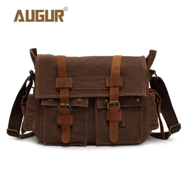 AUGUR New Arrival Men's Crossbody Vintage Bag - Image 2