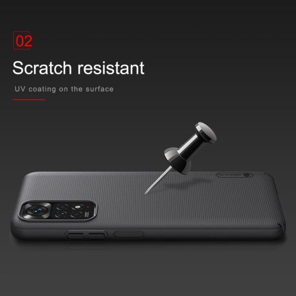 Nillkin Super Frosted Shield Matte cover case Cover and 3D Glass Protector for Xiaomi Redmi Note 11/Note 11S - Image 24
