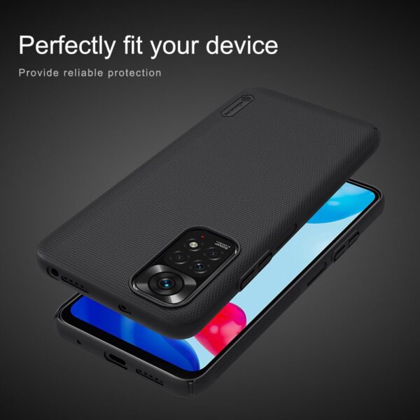 Nillkin Super Frosted Shield Matte cover case Cover and 3D Glass Protector for Xiaomi Redmi Note 11/Note 11S - Image 25