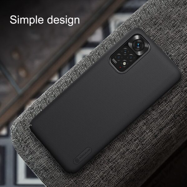 Nillkin Super Frosted Shield Matte cover case Cover and 3D Glass Protector for Xiaomi Redmi Note 11/Note 11S - Image 15