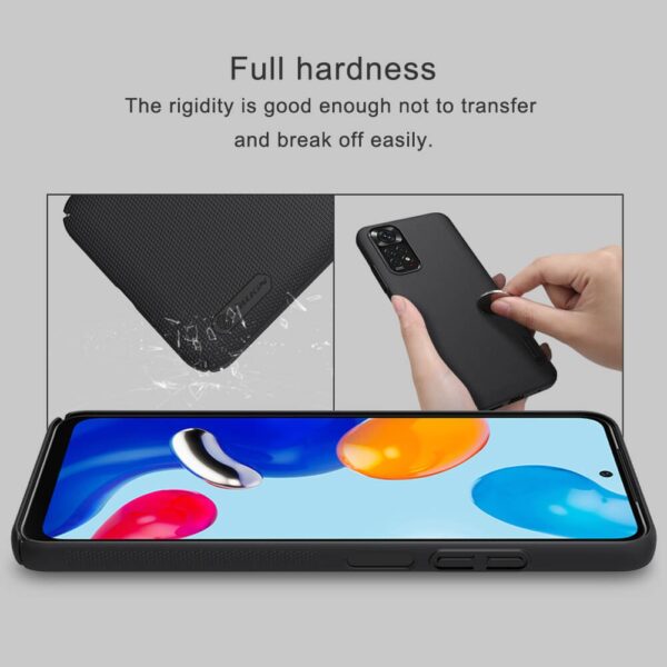 Nillkin Super Frosted Shield Matte cover case Cover and 3D Glass Protector for Xiaomi Redmi Note 11/Note 11S - Image 16