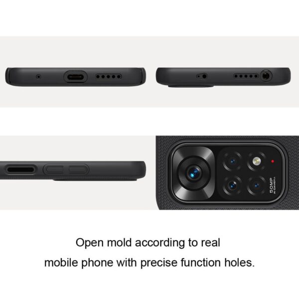 Nillkin Super Frosted Shield Matte cover case Cover and 3D Glass Protector for Xiaomi Redmi Note 11/Note 11S - Image 19