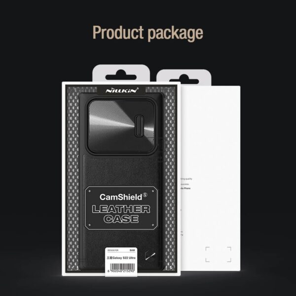 Nillkin CamShield Leather cover case for Samsung Galaxy S22 Ultra/ S23 Ultra - Image 12