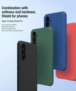 Nillkin Super Frosted Shield Matte cover case and 3D Glass Protector for Samsung Galaxy A54