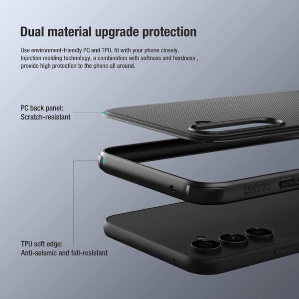 Nillkin Super Frosted Shield Matte cover case and 3D Glass Protector for Samsung Galaxy A54 - Image 10