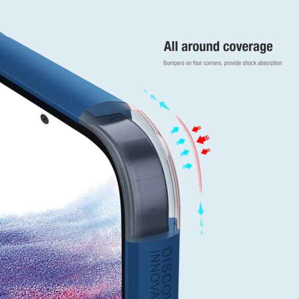 Nillkin Super Frosted Shield Matte cover case and 3D Glass Protector for Samsung Galaxy A54 - Image 9