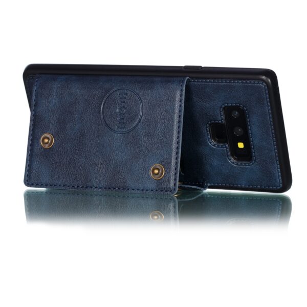 Samsung Note 9 Luxury Leather Wallet Back Cover Case - Image 8