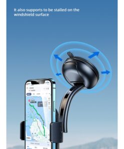 USAMS US-ZJ063 Car Dashboard Windshield Suction Cup Mobile Phone Holder Rotatable Bracket