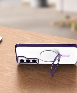 Alternative view of Luxury Premium Traslucent Case Cover With Ring Stand For Samsung Galaxy S22/S22 Plus