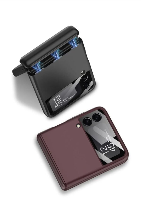 GKK Magnetic Hinge Tempered Glass Case Cover For Samsung Galaxy Z Flip 3/Z Flip 4 - Image 2