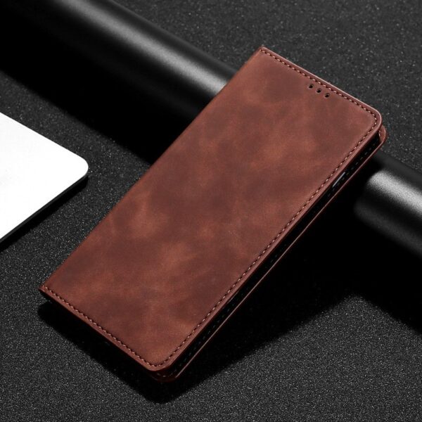 Oppo Reno 7 4G & 5G Series Retro-skin Magnetic Suction Leather Case - Image 9
