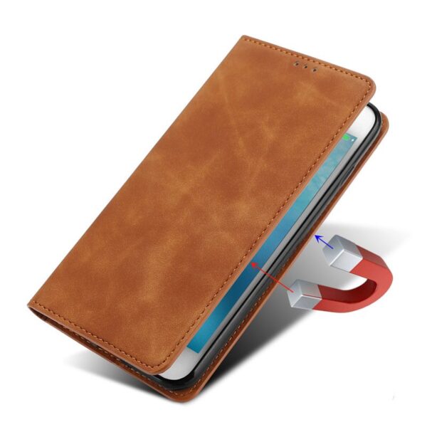 Oppo Reno 7 4G & 5G Series Retro-skin Magnetic Suction Leather Case - Image 8