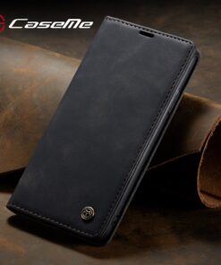 Alternative view of iPhone 13 Series Caseme Leather Flip Cover
