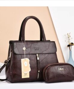 Alternative view of DJRM Classic Design 2 in 1 Purse and Crossbody Satchel Shoulder Bag