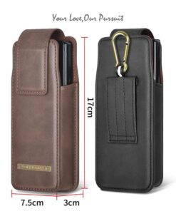 Alternative view of Z Fold Series 5G Pouch Belt Clip Holster Flip Case Waist Bag Leather Case