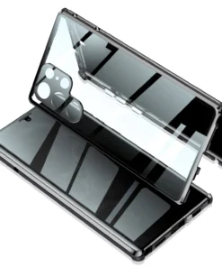 Alternative view of Luxury Premium 360° Full Surround Metal alloy Magnetic Case Cover For Samsung Galaxy S24 Ultra