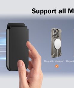 Alternative view of Luxury Premium Luxury Premium Leather Magsafe Ring Holder Invisible Kickstand Bezel Less Metal Slim Hard Ultra Thin Case Cover iPhone 13 Pro Max