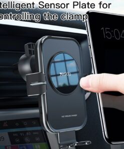 Alternative view of Yesido 15W Car Wireless Fast Charger Smart Induction Suction Cup Phone Holder