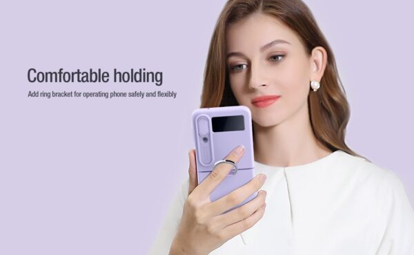NILLKIN CamShield Silky Silicone Camera Protection Case for Samsung Galaxy Z Series - Image 10
