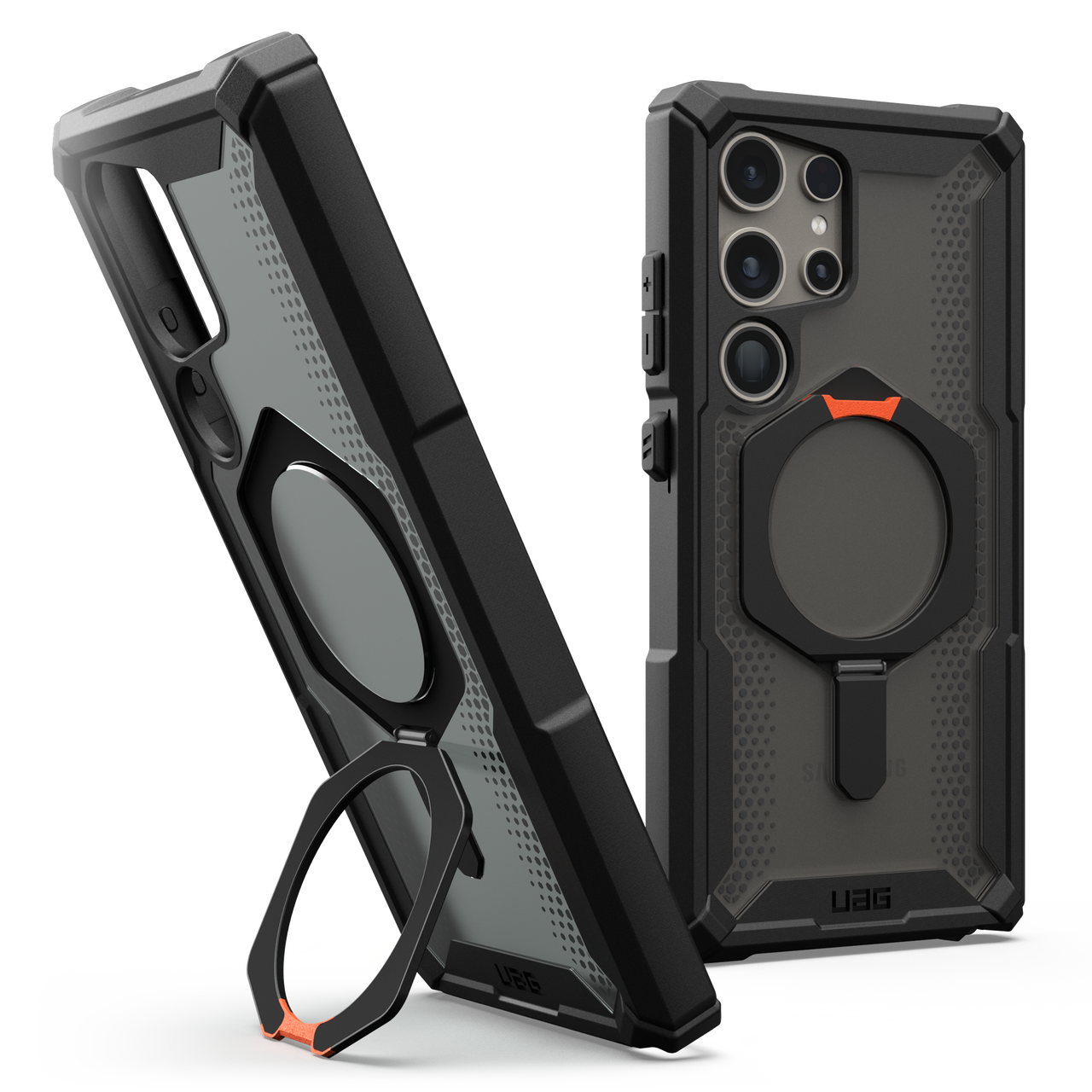 URBAN ARMOR GEAR Plasma XTE Kickstand Wireless Charging Case Cover for Samsung Galaxy S24 Ultra - Image 17