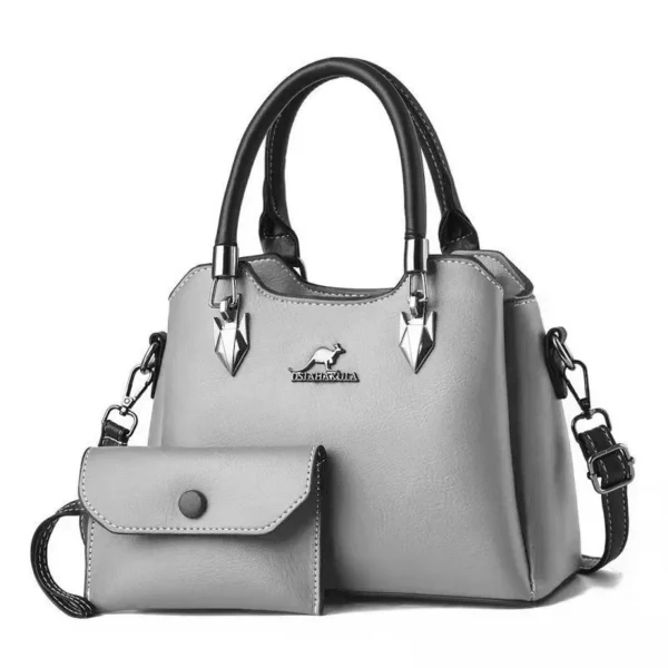 Marvelouz Premium Quality Women's 2 in 1 Sling Leather Handbag - Image 2