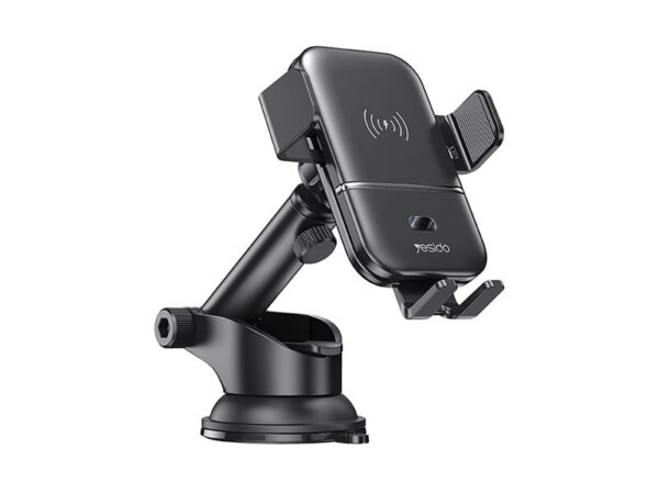 Yesido 15W Car Wireless Fast Charger Smart Induction Suction Cup Phone Holder - Image 18