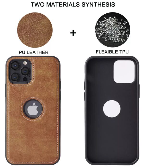 PU Leather Shockproof Business Style Mobile Phone Case for iPhone 13 Series - Image 5