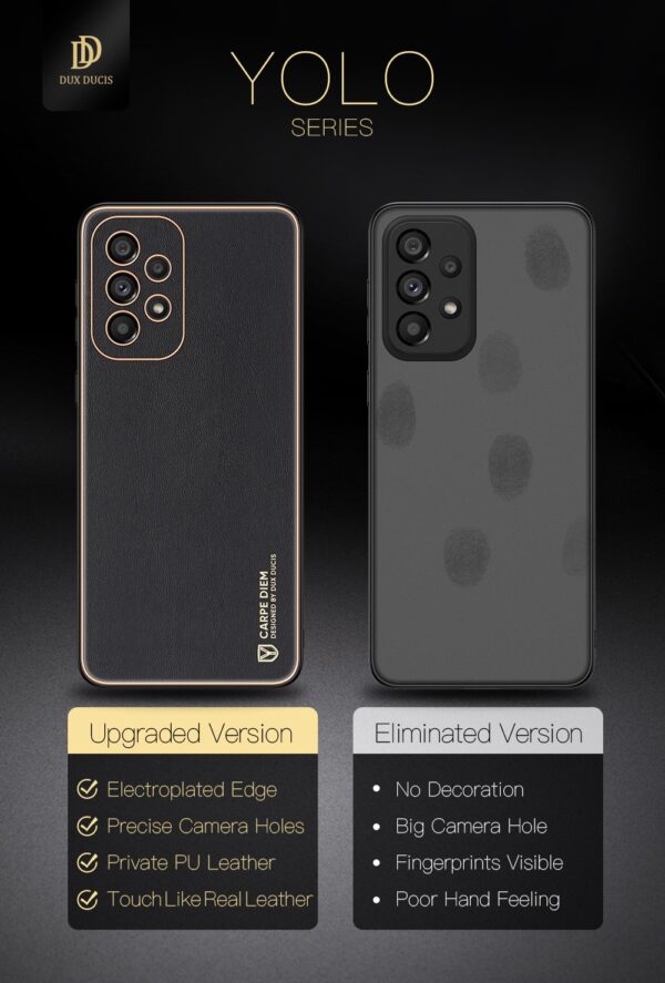 DUX DUCIS YOLO All-inclusive Electroplating Case Cover and 3D Glass Protector For Samsung Galaxy A33/A52/A73 - Image 3