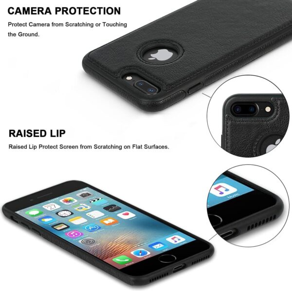 Luxury Premium Pu Leather Back Case Cover For iPhone 7 Plus/iPhone 8 Plus - Image 12