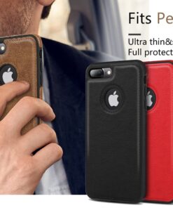 Luxury Premium Pu Leather Back Case Cover For iPhone 7 Plus/iPhone 8 Plus