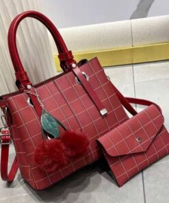 Belissa Korean Style Leaf Pendant 2 in 1 hand bag