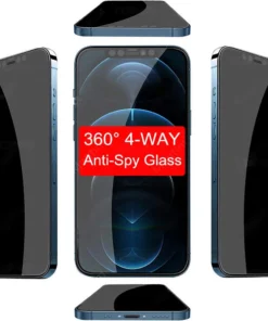 Anti-spy Protective Privacy 3D Glass Protector For iPhone Series