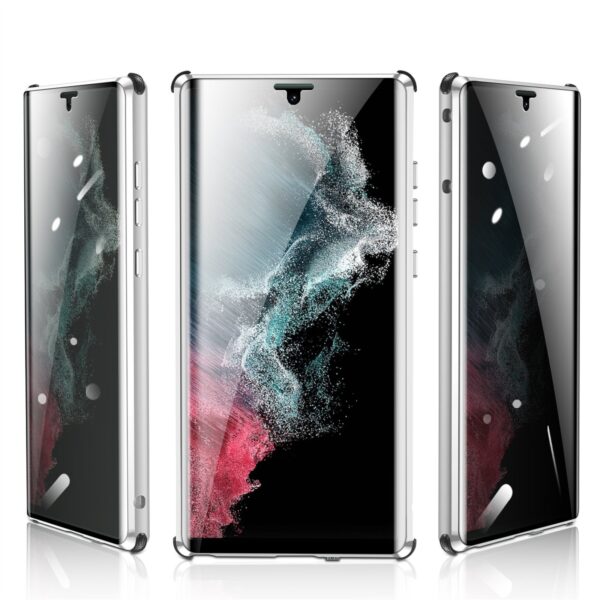 Luxury Premium 360° Full Surround Metal alloy Magnetic Case Cover For Samsung Galaxy S24 Ultra - Image 10