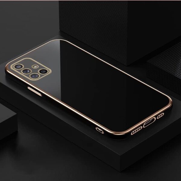 Luxury Premium Electroplated Gold Plated Case Cover and 3D Glass Protector For Samsung Galaxy A51 - Image 9