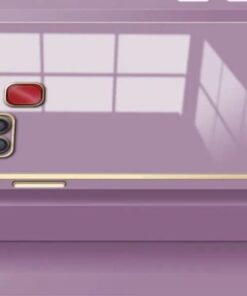 Alternative view of Luxury Premium Electroplated Gold Plated Case Cover and 3D Glass Protector For Samsung Galaxy A21S