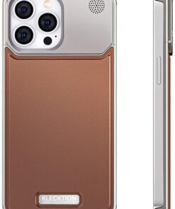 Alternative view of Luxury Premium Luxury Leather Magnetic Aluminum Fragrance Case Cover For iPhone 15 Pro/15 Pro Max