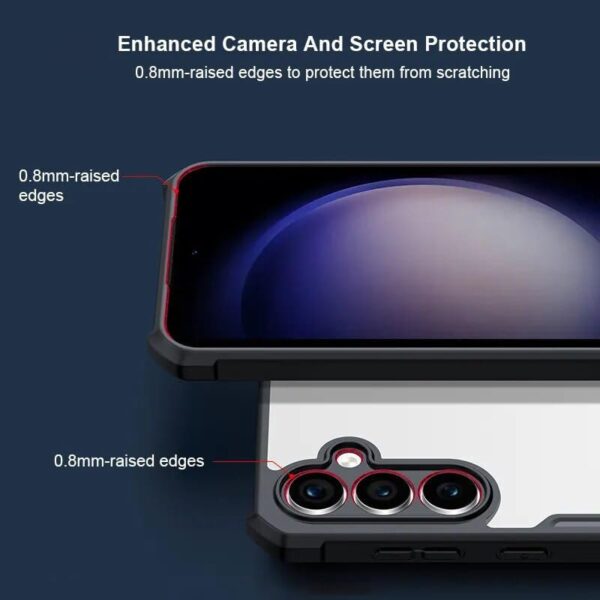 Xunnd Military Airbag Shockproof Case Cover and 3D Glass Protector For Samsung Galaxy A54 5G - Image 4