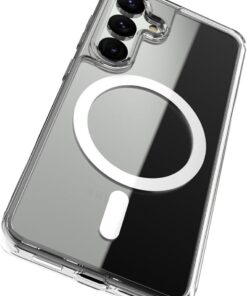 Alternative view of Luxury Premium Clear Crystal Clear Slim Fit Thin Transparent TPU Magsafe Case Cover For Samsung S24/S24 Plus