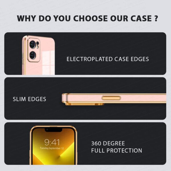 Luxury Premium Electroplated Gold Plated Case Cover For Oppo Series - Image 7