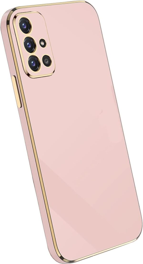Luxury Premium Electroplated Gold Plated Case Cover and 3D Glass Protector For Samsung Galaxy A51 - Image 20