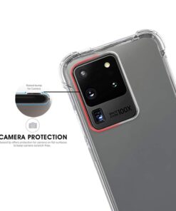 Alternative view of Luxury Premium Anti-Burst Transparent Case Cover For Samsung Galaxy S20 Ultra