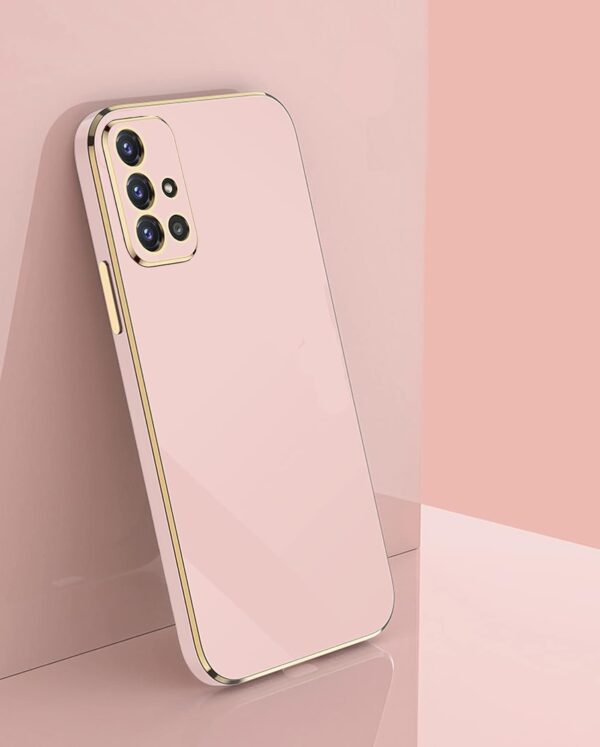 Luxury Premium Electroplated Gold Plated Case Cover and 3D Glass Protector For Samsung Galaxy A51 - Image 15