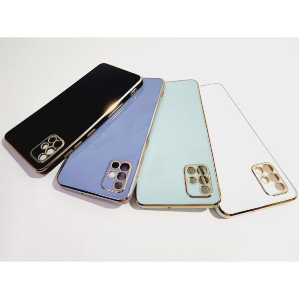 Luxury Premium Electroplated Gold Plated Case Cover and 3D Glass Protector For Samsung Galaxy A51 - Image 16